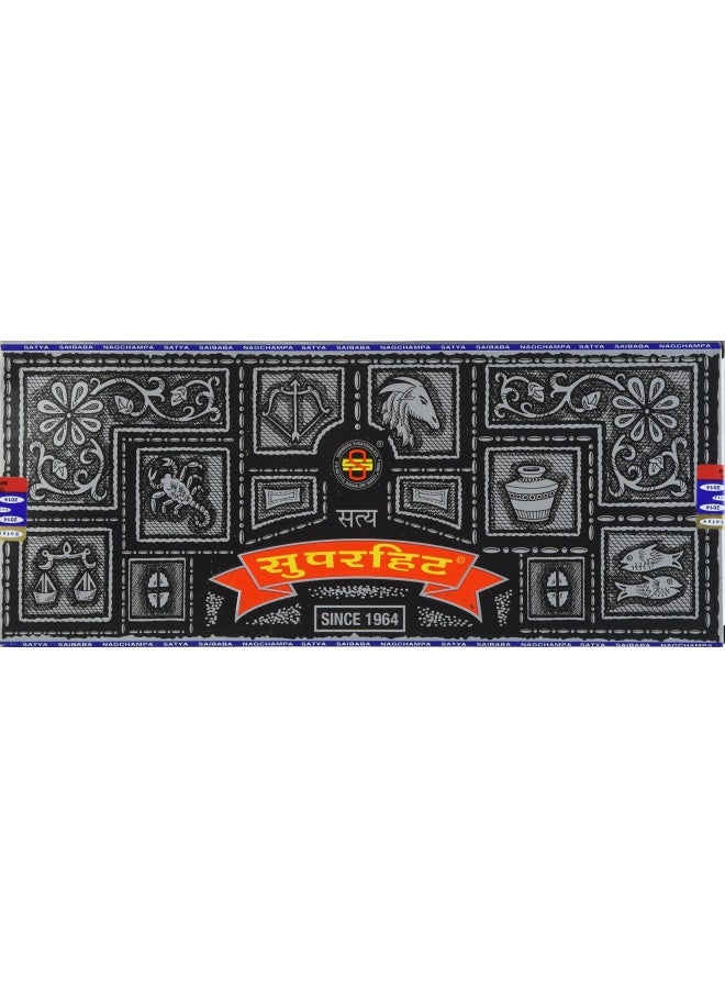 Sai Baba  SUPERHIT100GM Super Hit Incense  Case of 6 101 GM  Black - Image 2