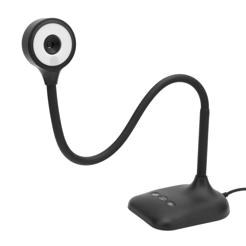USB Document Camera 2592x1944P Autofocus Visualizer - 3-Level LED Fill Light Image Invert USB Webcam for Remote Work Teaching Online Tutoring - Image 3
