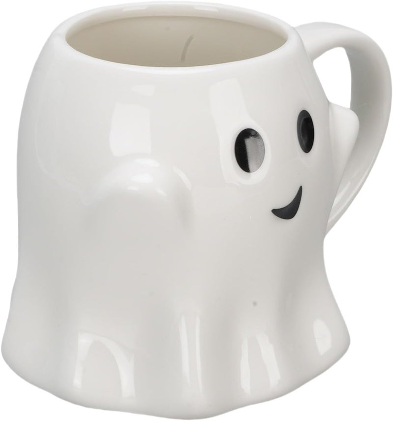 Focket Ghost Coffee Mug, 440ml Heatproof Ceramic Ghost Mug, Ghostface Coffee with Comfortable Grip Microwave Dishwasher Safe for Home Office Party Decor - Image 5