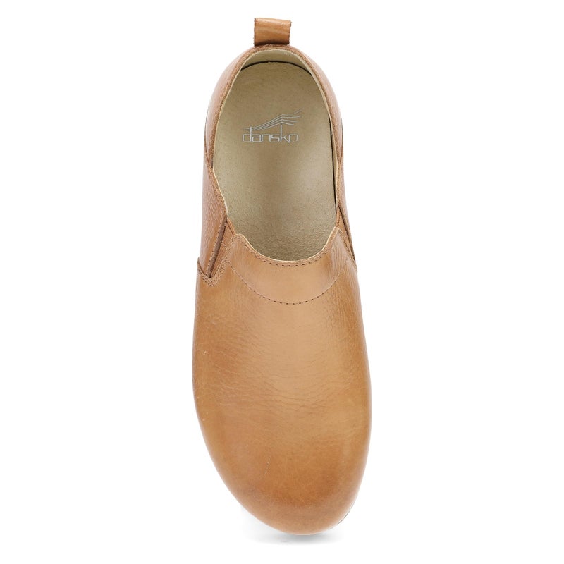 Dansko Meara Slip-On Shoe for Women - Dual-Density Cork/EVA Midsole and Lightweight Rubber Outsole Provide Durable and Comfortable Ride on Patented Stapled Construction Tan 7.5-8 M US - Image 3