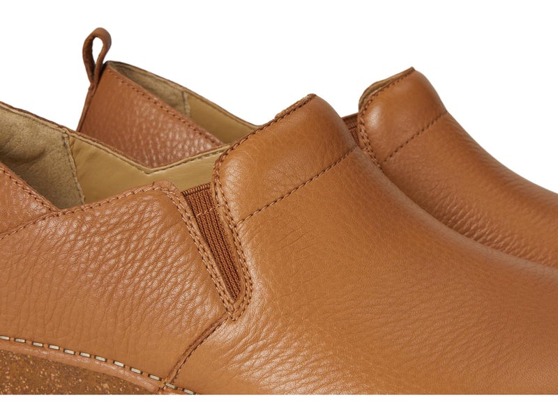 Dansko Meara Slip-On Shoe for Women - Dual-Density Cork/EVA Midsole and Lightweight Rubber Outsole Provide Durable and Comfortable Ride on Patented Stapled Construction Tan 7.5-8 M US - Image 2