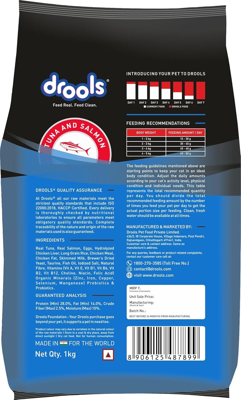 Drools Adult Cat Food with Tuna and Salmon - Image 2