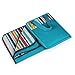 ONIVA - a Picnic Time brand ONIVA - a Picnic Time brand Picnic Time Vista Outdoor Picnic Blanket Tote, Aqua with Fun Stripes  - Image 2