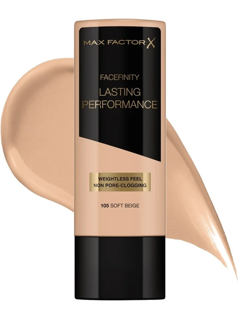 Max Factor Facefinity Lasting Performance Foundation - 105 - Soft Beige, 35ml