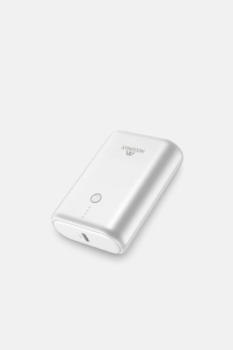 MOOGMAX Mini Power Bank Charger 10000 mAh, White - Image 1