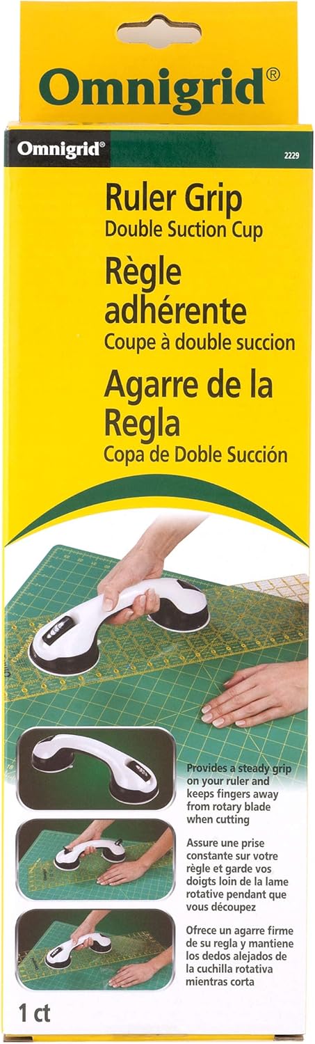 Omnigrid 2229 Ruler Grip Double Suction Cup - Image 1