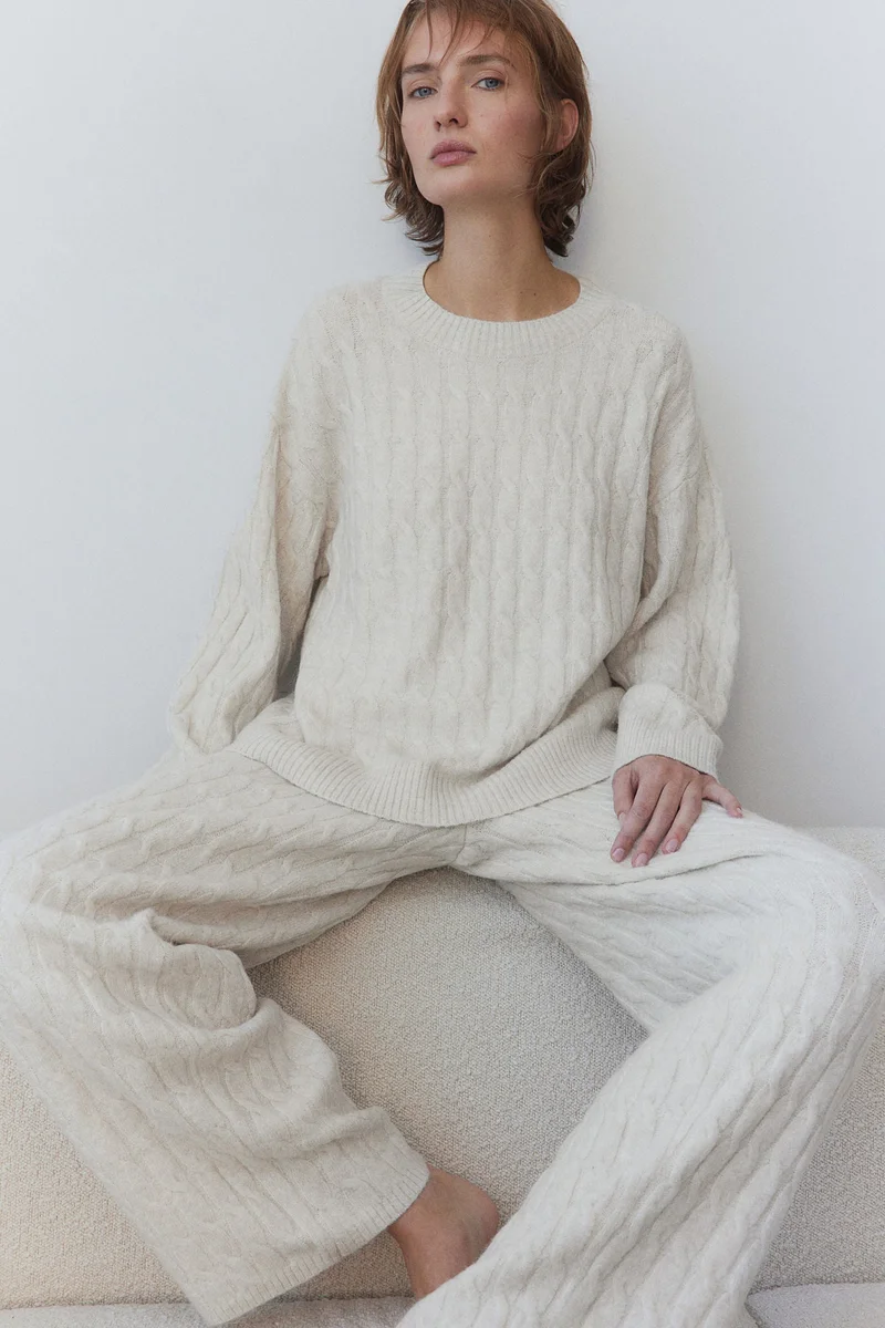 اتش اند ام Cable-knit jumper