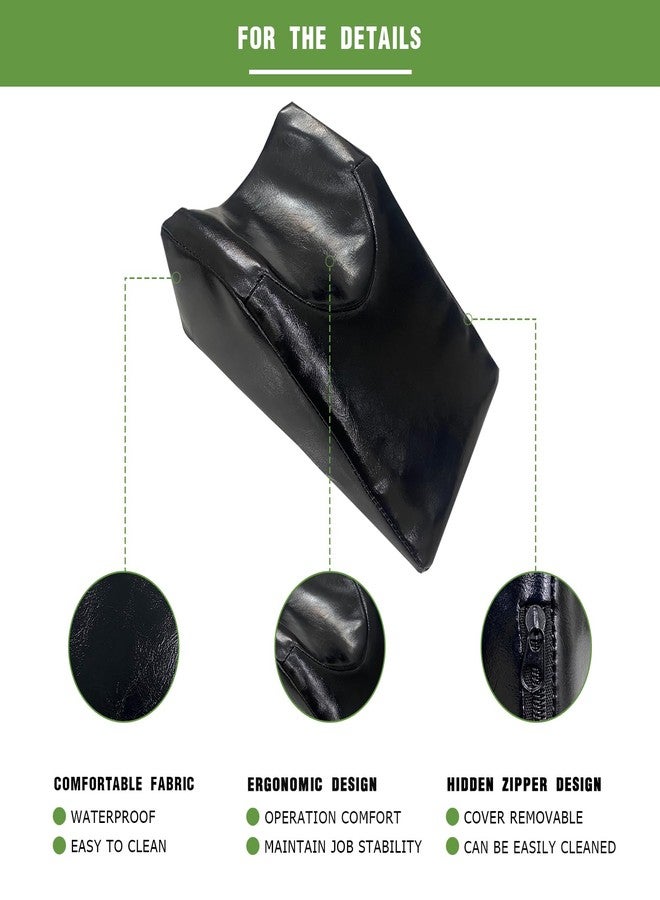 bibahala Medical Arm Support Pillow Infusion Injection Arm Wedge Pillow Phlebotomy Supplies, 9.1x5.9x3.9 inches, Waterproof PU Leather, for IV Therapy and Blood Draws (Black) - Image 3