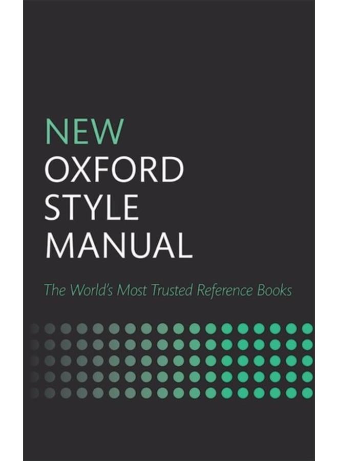 New Oxford Style Manual