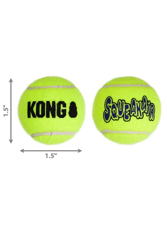 KONG - Squeakair Ball - Dog Toy Premium Squeak Tennis Ball, Gentle on Teeth (X-Small (6 Pack)) - Image 3