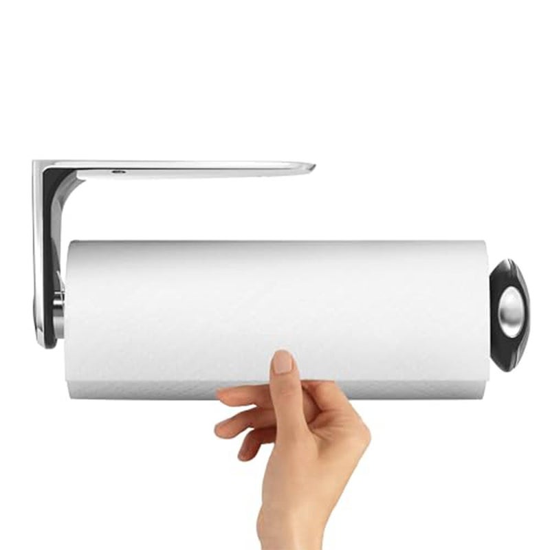 simplehuman حامل مناشف ورقية مثبت على الحائط من سيمبل هيومن، ستانلس ستيل - Image 1