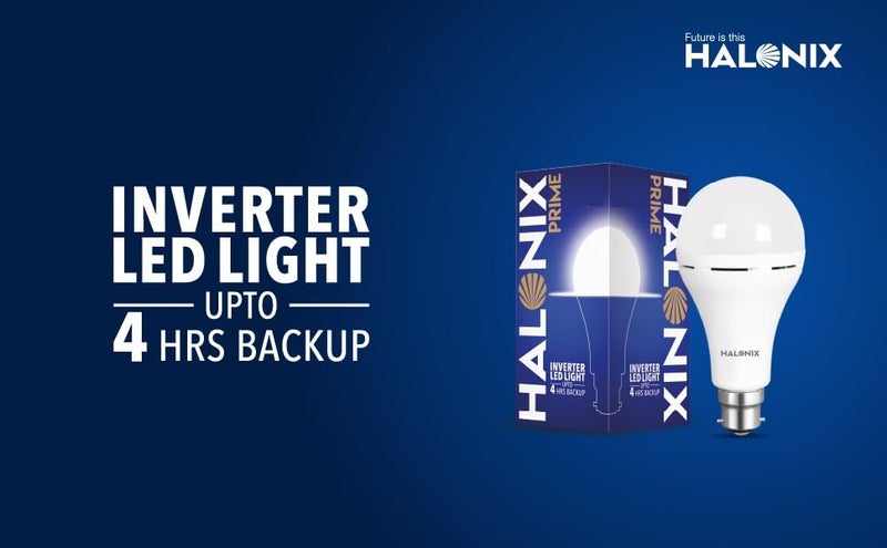Halonix 8.5W Rechargeable Emergency Inverter LED Bulb | Emergency Light | Upto 4 Hours Battery | B22D | 1 Year - Warranty (Pack of 10, White) - Image 3