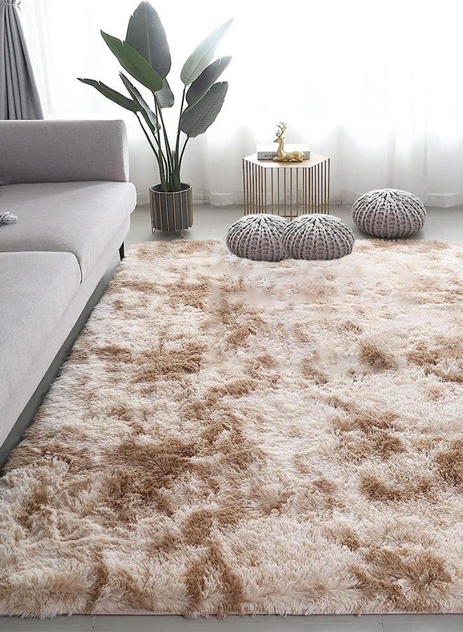 لينند السجاد غرفة المعيشة غرفة نوم كبيرة السجاد 2012 غرفة المعيشة غرفة نوم منطقة ترفيهية غرفة الطفل الديكور الفاخرة ( كاكي 120 * 160cm ) - Image 1