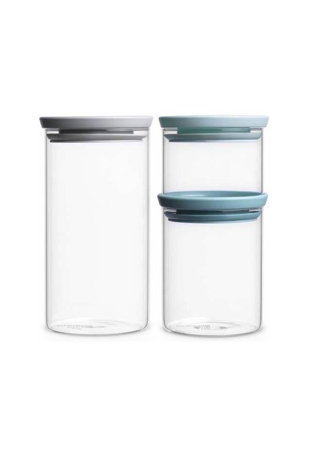 برابانتيا طقم 3 برطمان زجاج - Image 1