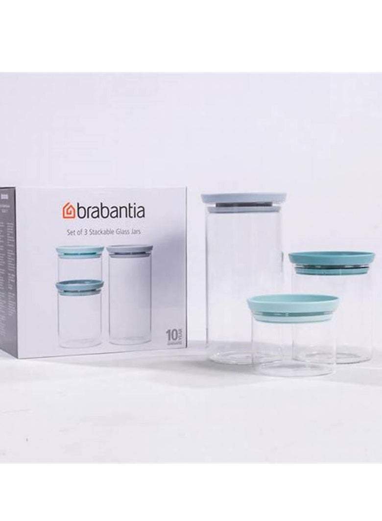 برابانتيا طقم 3 برطمان زجاج - Image 2