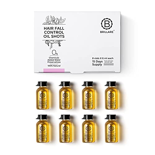 Brillare 40% Onion Oil shots for Hair Fall Reduction with 0.5% Bakuchiol & 45% Coconut Oil for 100% scalp hydration | Visible Hair Fall Reduction in Just 15 Days - Image 1