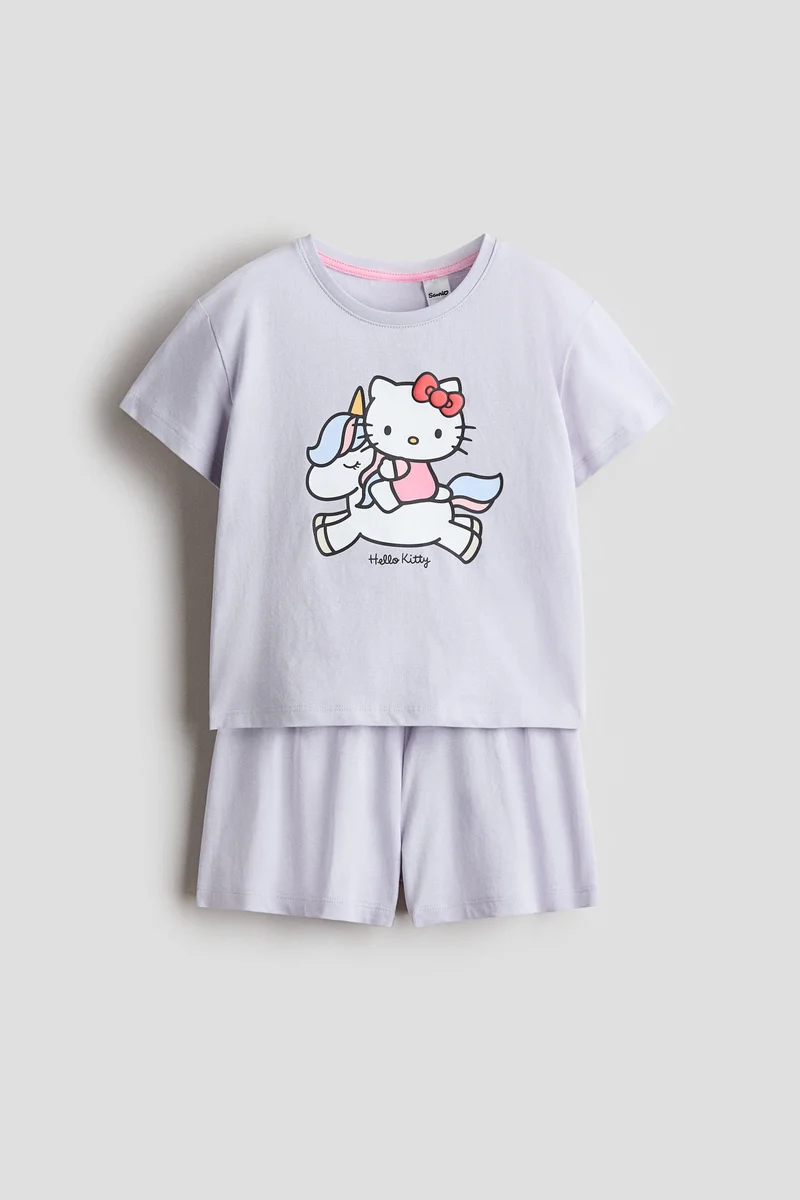 H&M Print-motif cotton pyjamas
