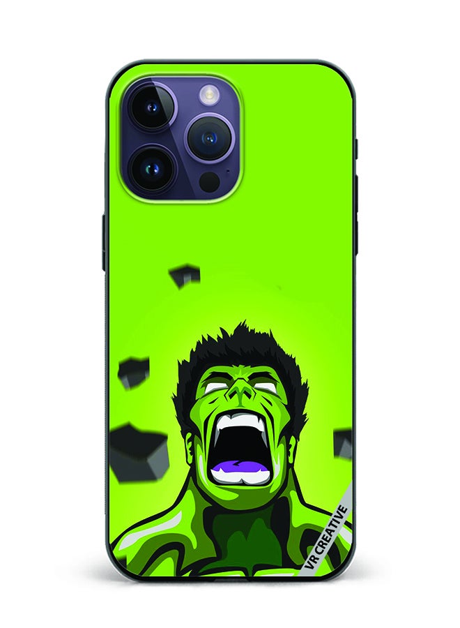 VR CREATIVE Protective Case Cover For Apple iPhone 16 Pro Hulk Design Multicolour - Image 1