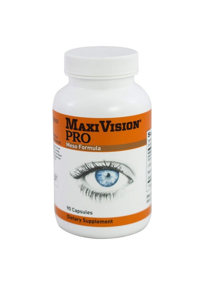 MaxiVision® PRO Meso Formula - Mesozeaxanthin - Lutein - Zeaxanthin - 90 Capsules, 1 Bottle - Image 1