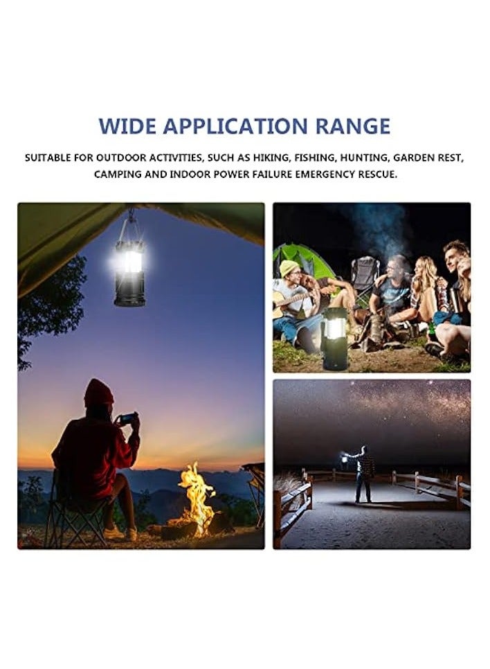 erorex LED Outdoor Camping Light, 2 Packs Mini Portable Tent Emergency Lamp, Stretchable Hanging Tent Lights with Foldable Hook, Survival Kit and Gear for Emergency, Hiking, Camping Essentials - Image 2