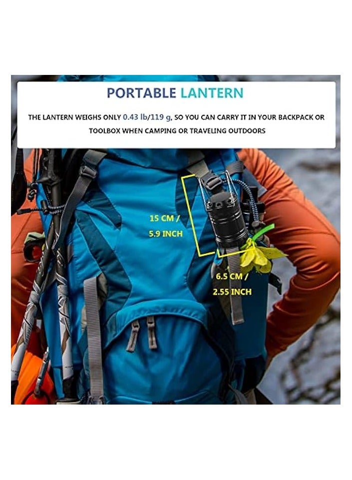 erorex LED Outdoor Camping Light, 2 Packs Mini Portable Tent Emergency Lamp, Stretchable Hanging Tent Lights with Foldable Hook, Survival Kit and Gear for Emergency, Hiking, Camping Essentials - Image 3