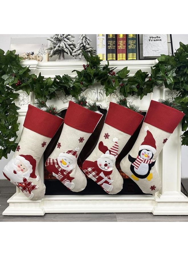 NIBEMINENT Stocking Creative Candy Decoration Pendant Bag Multicolour - Image 5