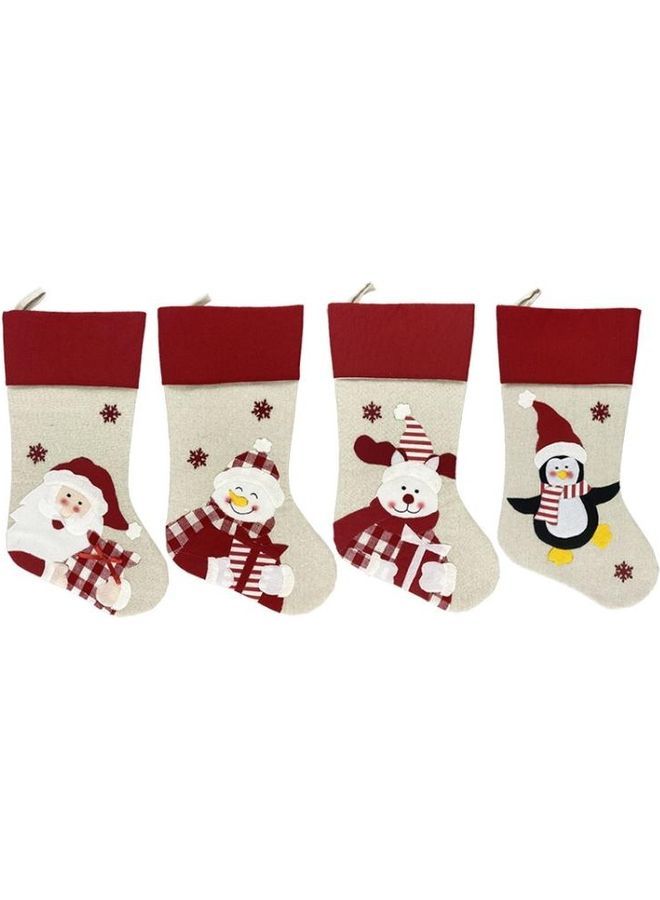 NIBEMINENT Stocking Creative Candy Decoration Pendant Bag Multicolour - Image 4