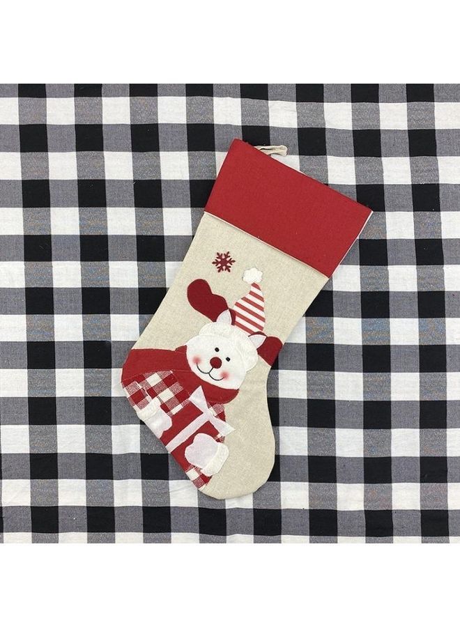 NIBEMINENT Stocking Creative Candy Decoration Pendant Bag Multicolour - Image 2