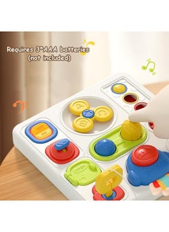 kizh Busy Board Montessori Toys For Toddler Sensory Travel Toys Baby Fidget Board Early Activity Motor Skills Educational Toys For Toddler 2 3 4 5 6 Years Old  - Image 2