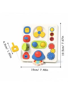 kizh Busy Board Montessori Toys For Toddler Sensory Travel Toys Baby Fidget Board Early Activity Motor Skills Educational Toys For Toddler 2 3 4 5 6 Years Old  - Image 3