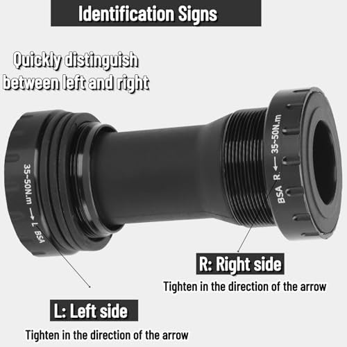 VGEBY 73mm Shimano Bottom Bracket, BSA30 Threaded 68/73mm Bicycle Road Accessory - Image 4