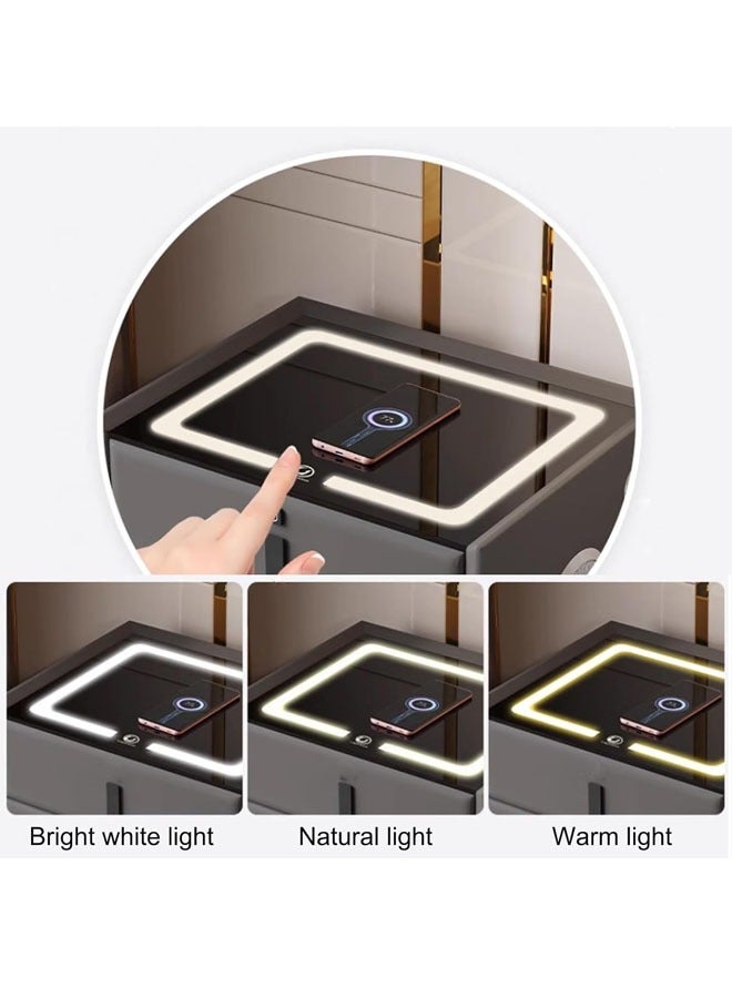NKX Smart bedside table rechargeable and multifunctional wireless Charging and BT speaker for bedroom - Image 4