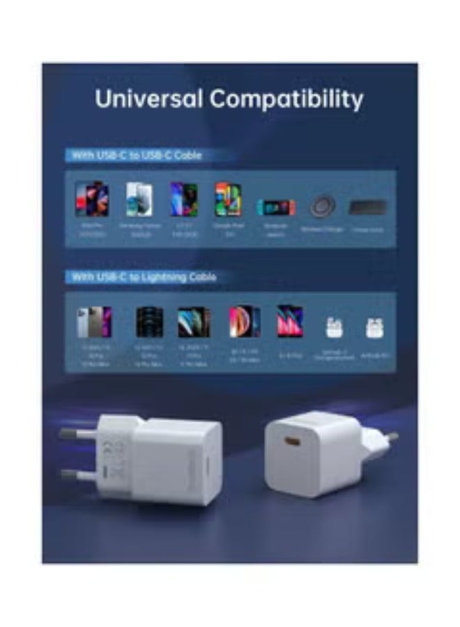 تشوتيك شاحن حائط Choetech PD5010 USB-C PD3.0 - 20 واط أبيض - Image 5