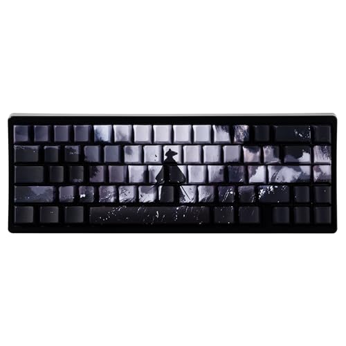 GMKWTL XVX Swordsman Double Shot PBT Keycaps, Side Printed Shine Through Keycap Set, Cherry Profile Dye Sublimation Keyboard Keycaps Suitable for Cherry Gateron MX Switches Mechanical Keyboard - Image 1