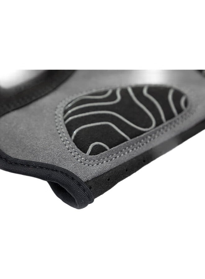 Cavalry Bicycle Fingerless Gloves, Summer, For Men And Women, Road Bike, Mountain Bike, Bicycle, Shock-Absorbing, Breathable, Cycling Equipment, Black And Orange, Xl - Image 3