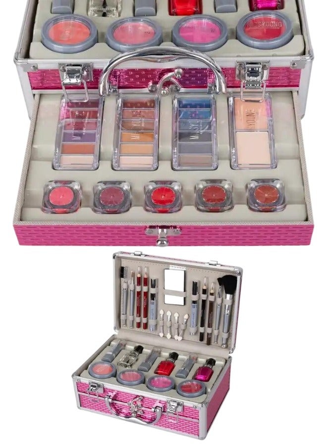 مش يونغ طقم مكياج الوجه متعدد الألوان للنساء وردي - Image 4