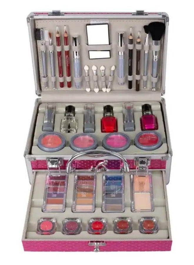 مش يونغ طقم مكياج الوجه متعدد الألوان للنساء وردي - Image 1