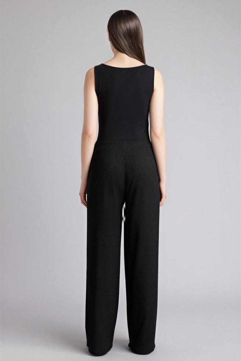 DeFacto Black Woman Wide Leg Trousers Casual - Image 4