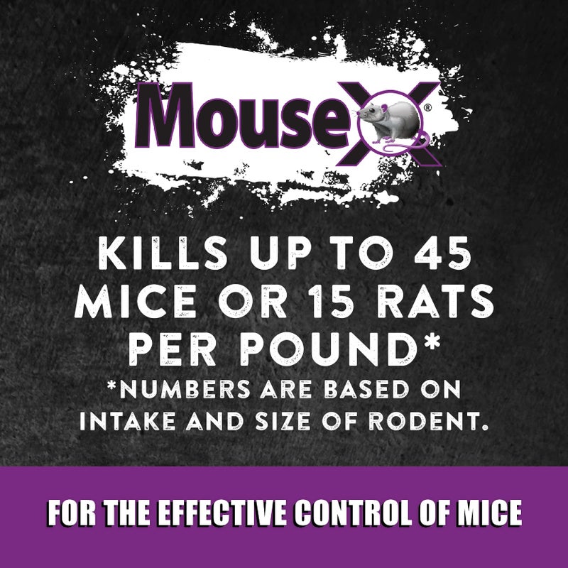 MouseX 1lb Bag, All-Natural Poison Free, Effective Against All Species of Rats and Mice - EcoClear Products - Image 3