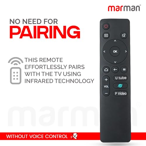marman® Compatible with Thomson Tv Remote Control Original Model 24Alpha001 32Alpha007BL 40Alpha009BL Suitable for 4K FHD UHD LED Television Make Sure Existing Controller Replicate as Similar Model - Image 2