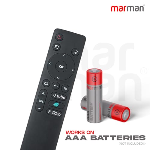 marman® Compatible with Thomson Tv Remote Control Original Model 24Alpha001 32Alpha007BL 40Alpha009BL Suitable for 4K FHD UHD LED Television Make Sure Existing Controller Replicate as Similar Model - Image 3