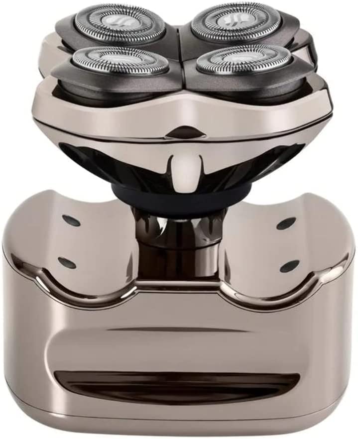 Skull Shaver حلاقة الرأس من سكول شيفر بيتبول بلاتينيوم برو: ماكينة حلاقة للرجل - ماكينة حلاقة للرأس مع تقنية الرطب/الجاف، تصميم مريح، قفل سفر، وإكسسوارات. مجموعة العناية المثالية وهدايا مميزة للرجال. - Image 4