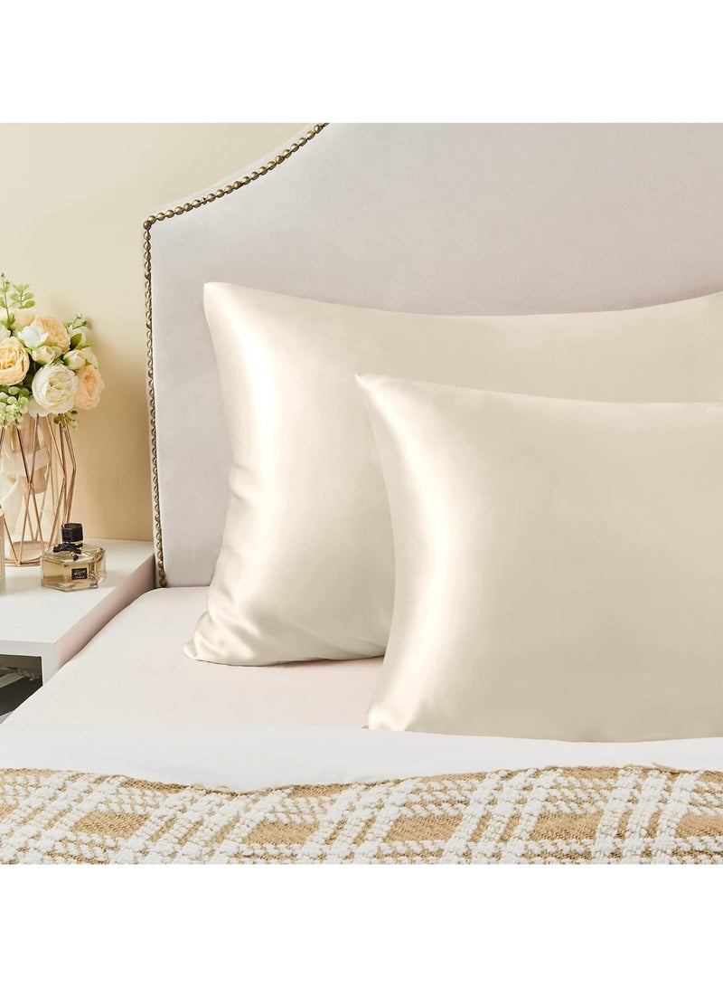 عام 4 أزواج الساتان المخدة للشعر والجلد مماثلة لأكياس وسادة الحرير - Image 2