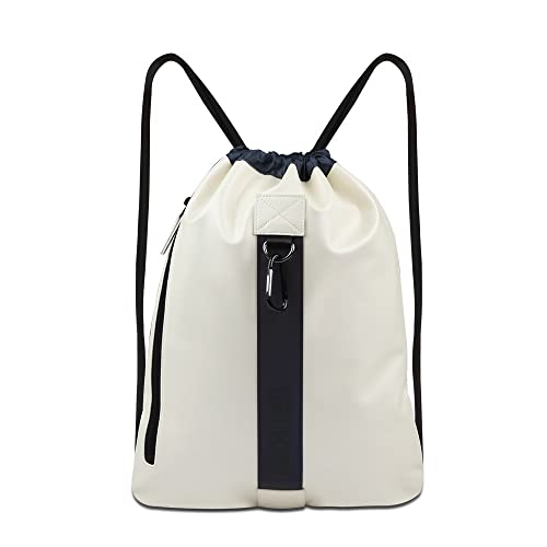 GOX Drawstring Bag Small Gym Bag for Women Men, Lightweight Sport Sackpack with Reflective Strip for Travel, Yoga, Hiking - Image 1