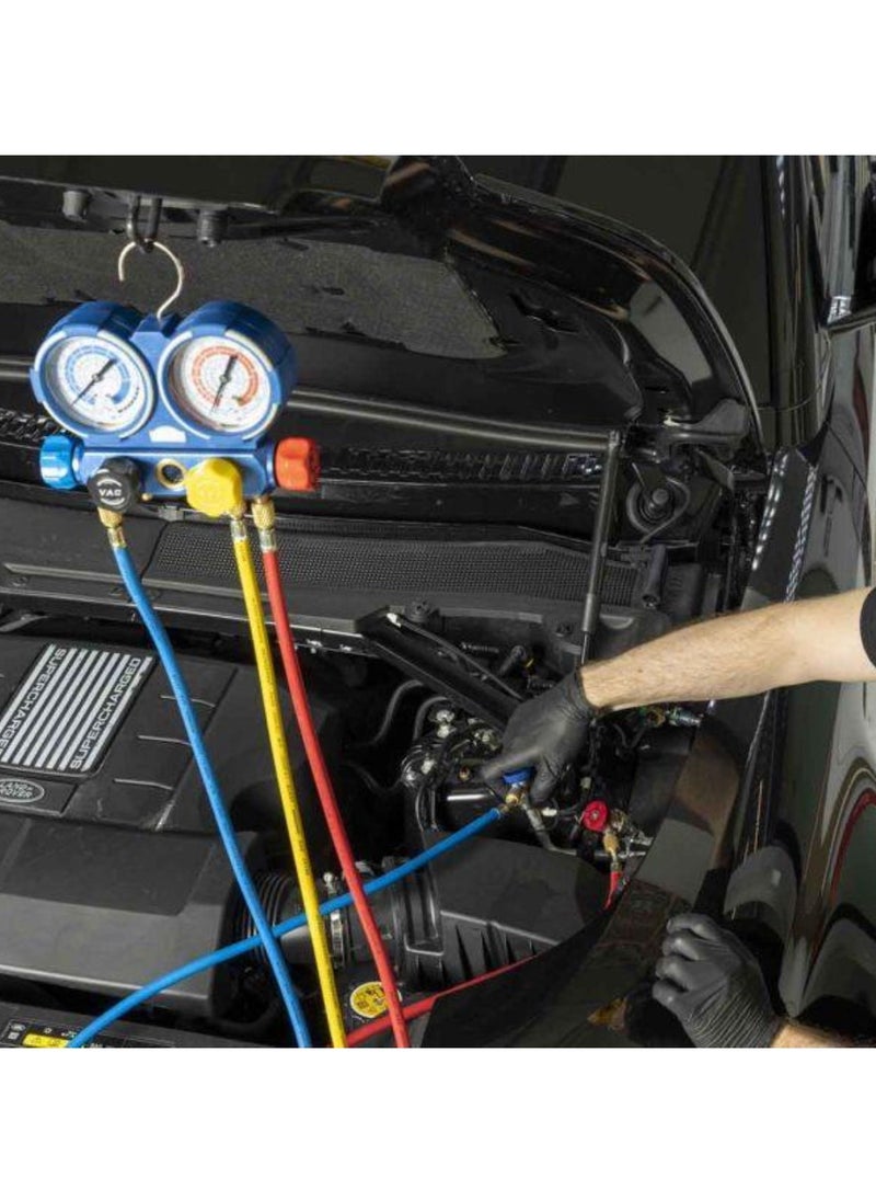 RHINOMOTIVE 4 WAY REFRIGERANT MANIFOLD GAUGE KIT | RHINOMOTIVE  - Image 4
