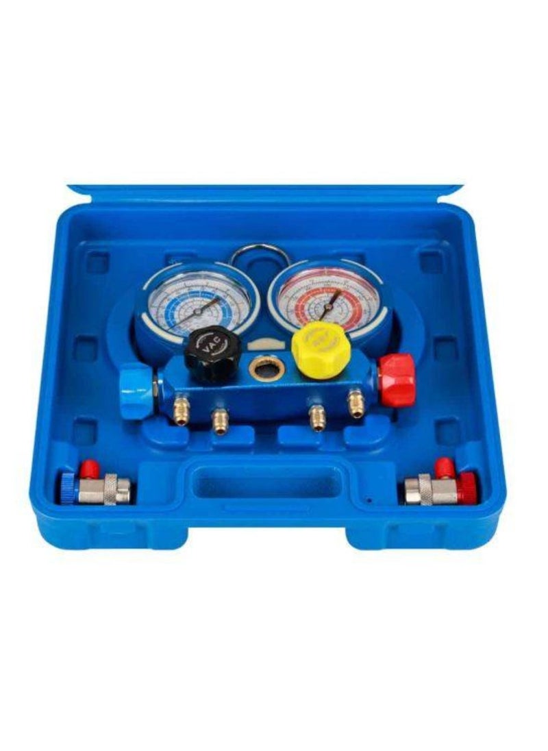 RHINOMOTIVE 4 WAY REFRIGERANT MANIFOLD GAUGE KIT | RHINOMOTIVE  - Image 2