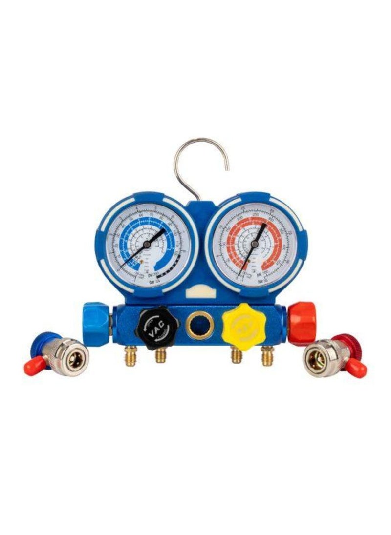 RHINOMOTIVE 4 WAY REFRIGERANT MANIFOLD GAUGE KIT | RHINOMOTIVE  - Image 3