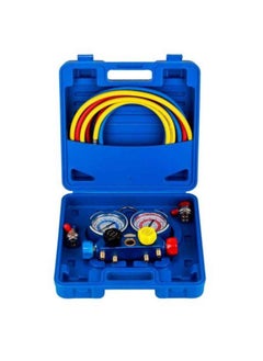 RHINOMOTIVE 4 WAY REFRIGERANT MANIFOLD GAUGE KIT | RHINOMOTIVE  - Image 1