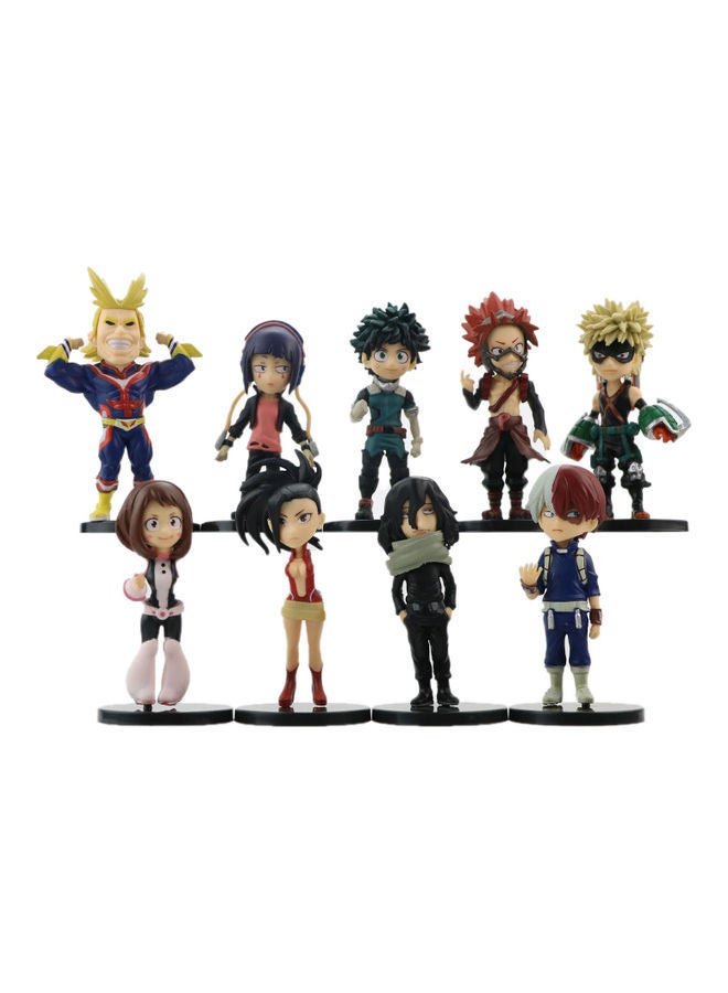 NIBEMINENT 9-Piece My Hero Academia Anime Action Figures - Image 1