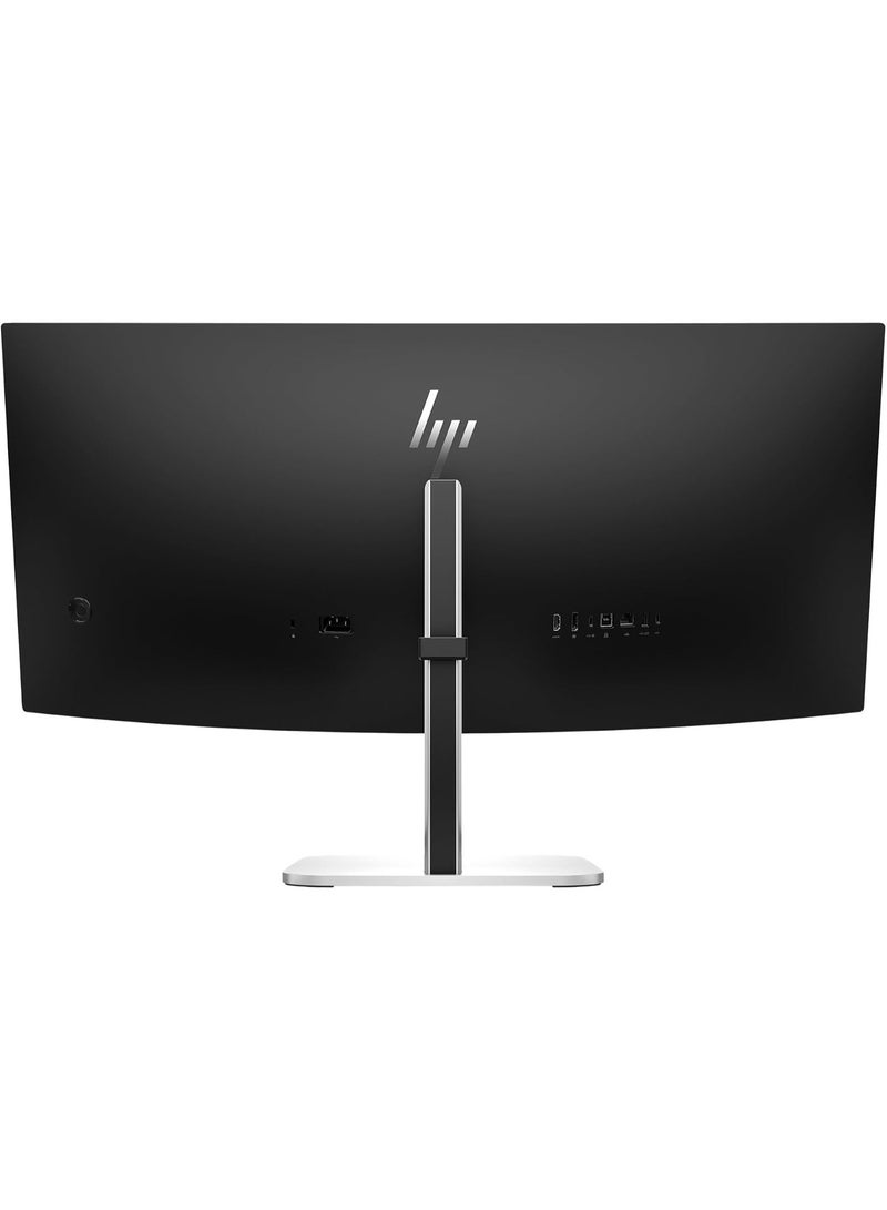 HP شاشة HP Series 5 Pro 534pm مقاس 34 بوصة منحنية بدقة WQHD ‏3440×1440، لوحة IPS، معدل تحديث 120Hz، تغطية ألوان 99% sRGB، منافذ USB-C وHDMI وDisplayPort – مثالية للأعمال والمكتب ومراقبة كاميرات CCTV والألعاب وتعدد المهام والترفيه المنزلي - Image 5
